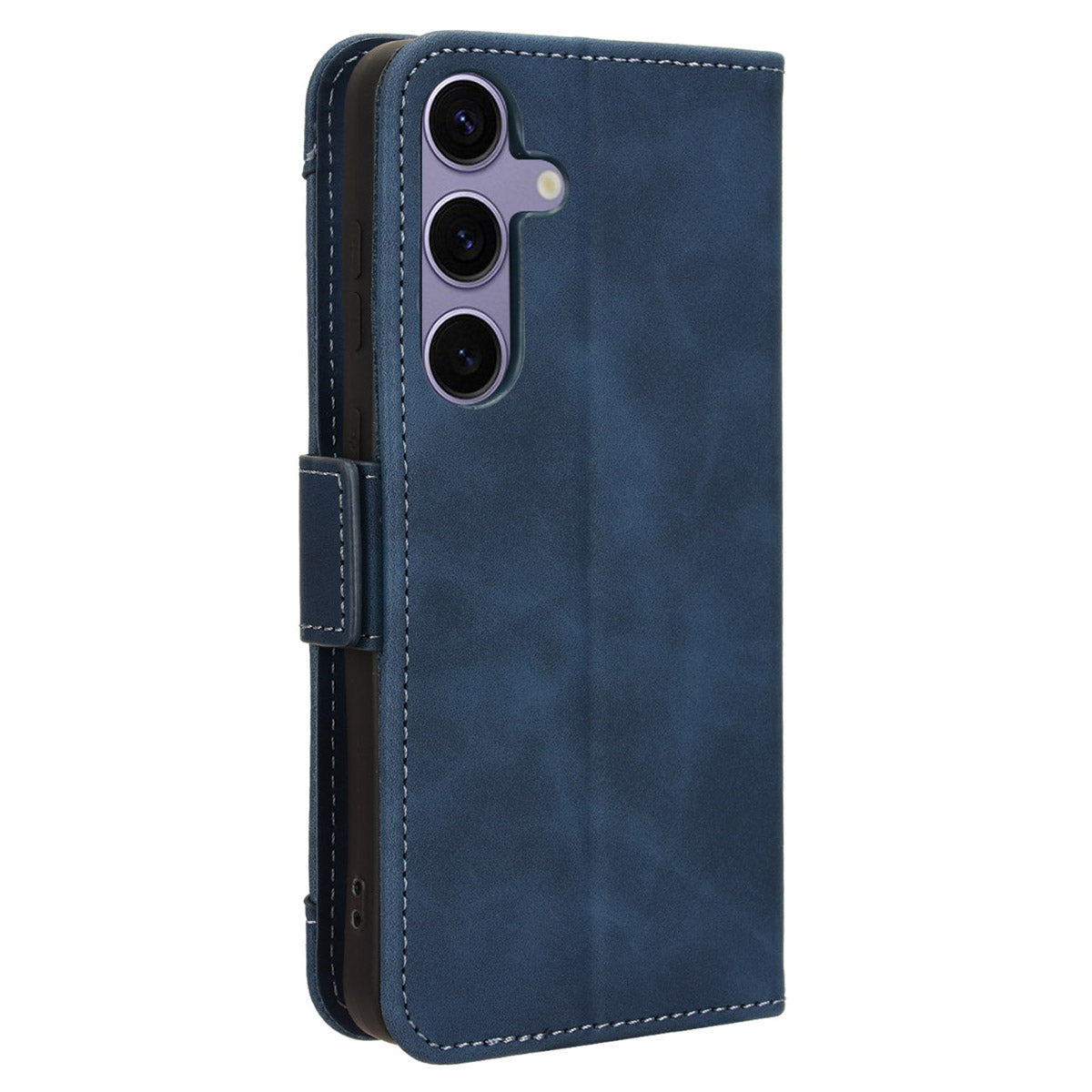 For Samsung Galaxy S24+ Multiple Card Slots Leather Case with Wallet Stand - Blue For Samsung Galaxy S24+ Multiple Card Slots Leather Case with Wallet Stand - Blue